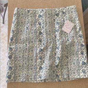 Free People floral skirt size medium New With Tags